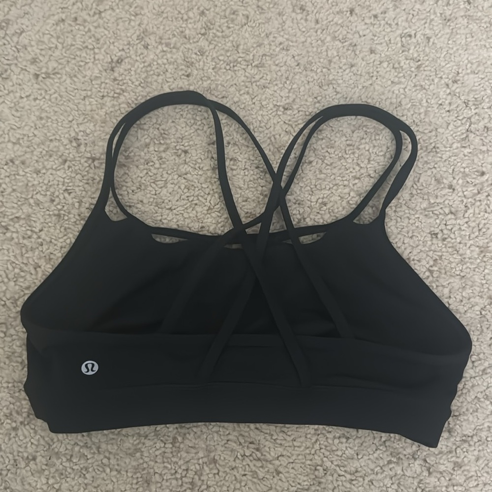 Lululemon sports bra black fits like a medium
